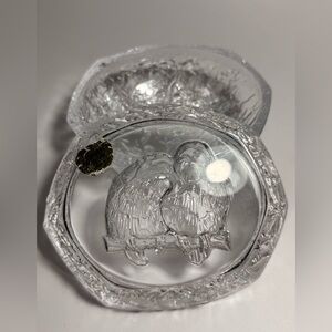 Cristal d’Arques France Lead Crystal Bowl • Vintage Cut Glass Candy Dish